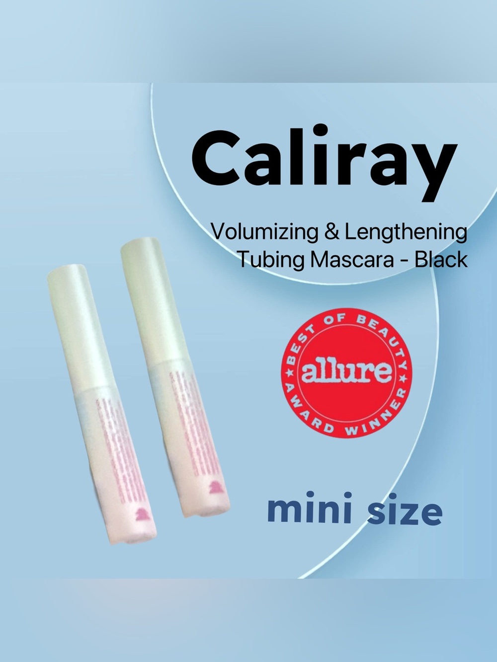 🌟🇺🇸🆕📦NIB CALIRAY | TRAVEL| Black Come Hell or High Water Tubing Mascara**